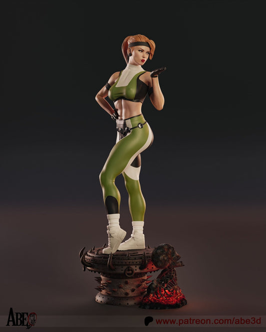 Sonya Blade - Abe3D - Dark Forge Arts