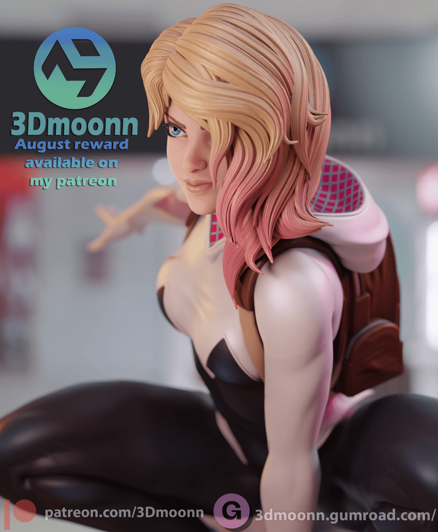 Spider Gwen - 3DMoonn - Dark Forge Arts
