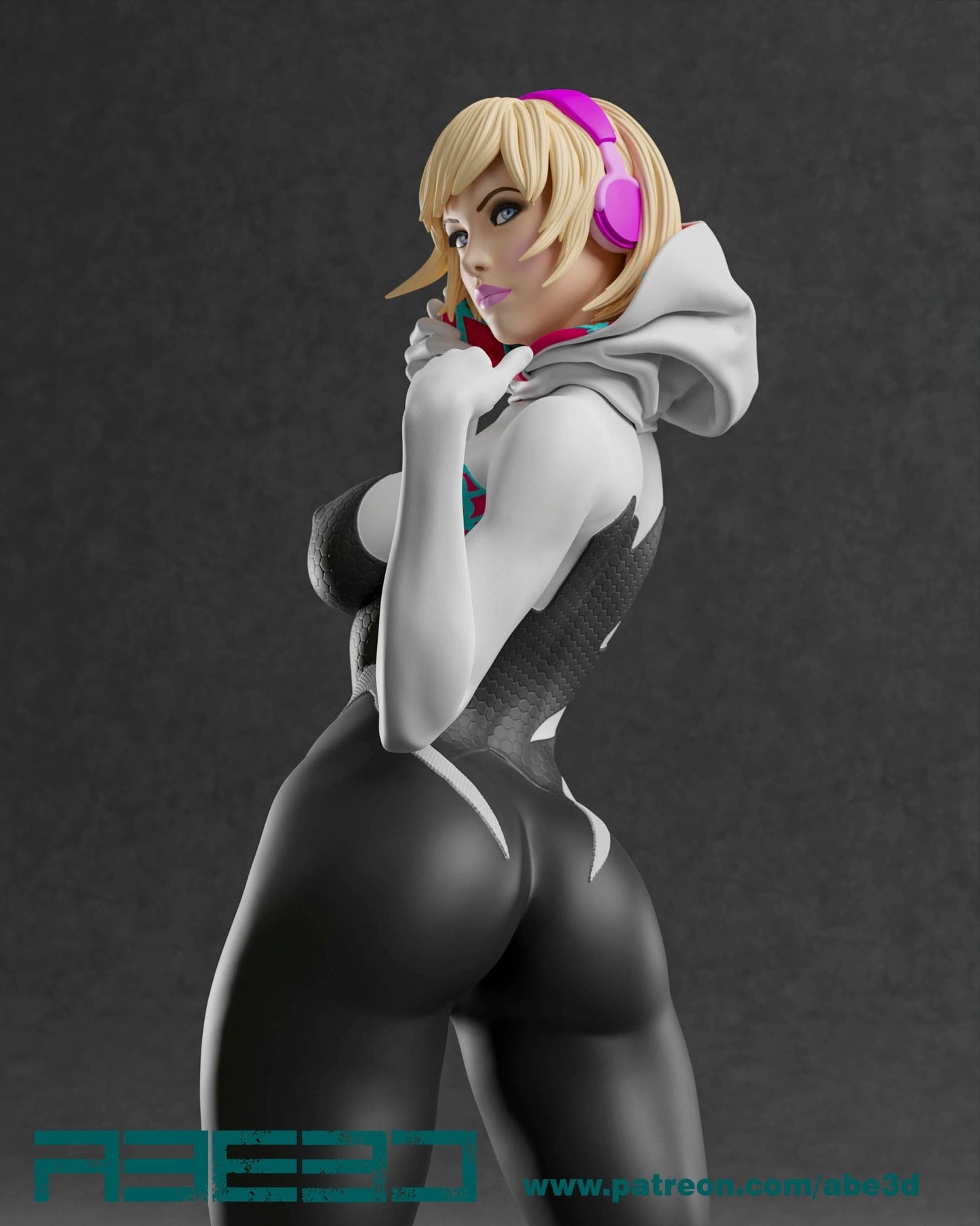 Spider Gwen - Abe3D - Dark Forge Arts