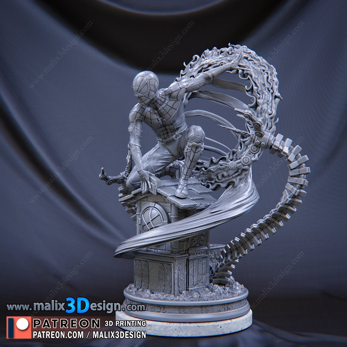 Spider - Man (No Way Home) - Sanix3D - Dark Forge Arts