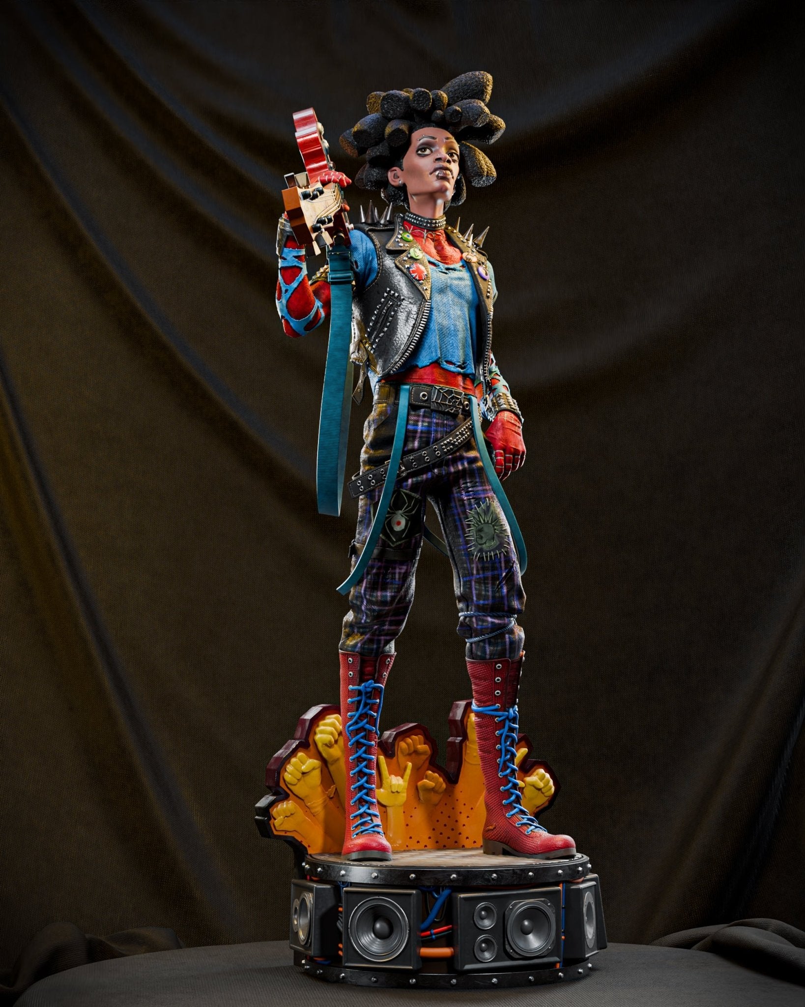 Spider Punk - CA 3D Studios - Dark Forge Arts