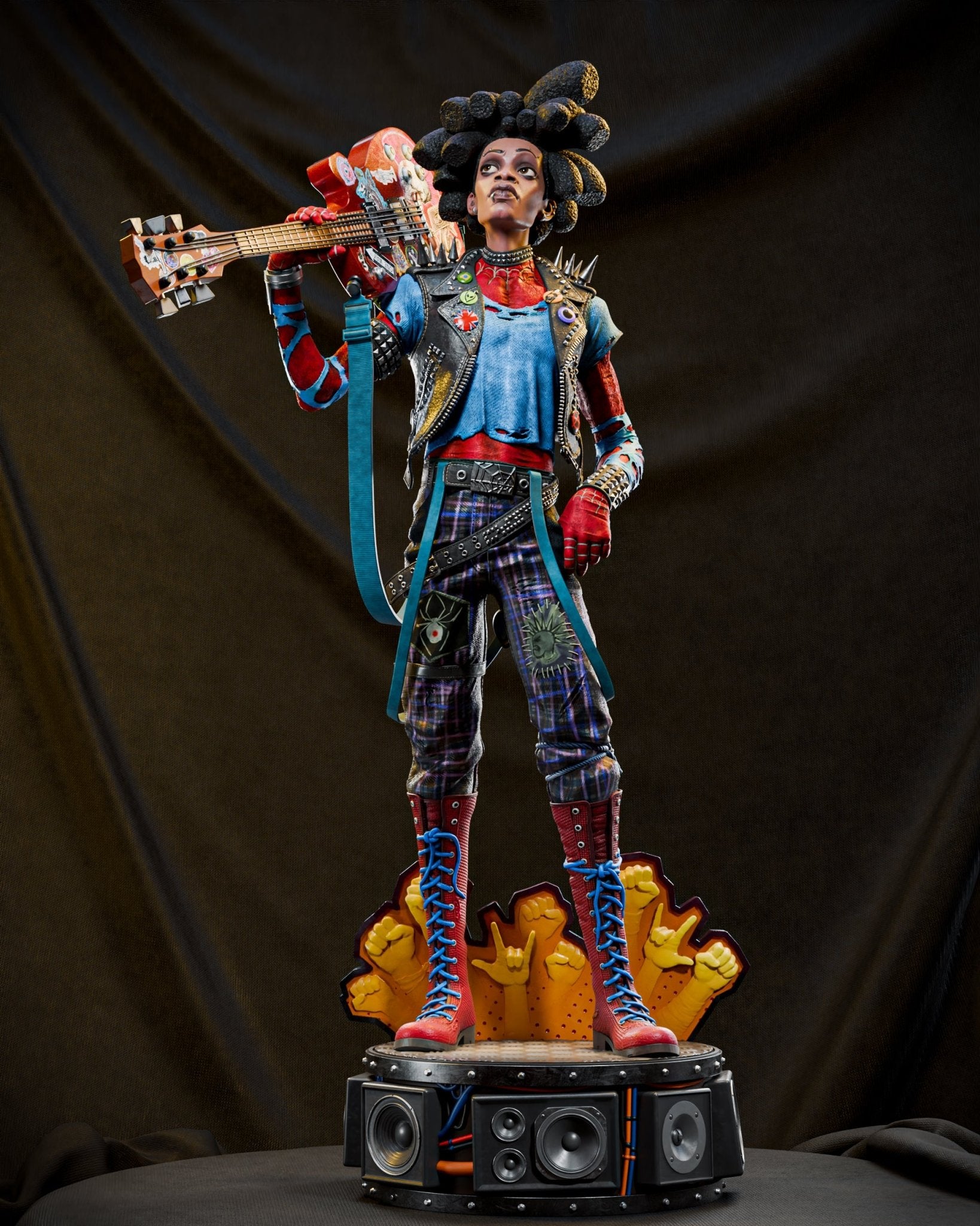 Spider Punk - CA 3D Studios - Dark Forge Arts