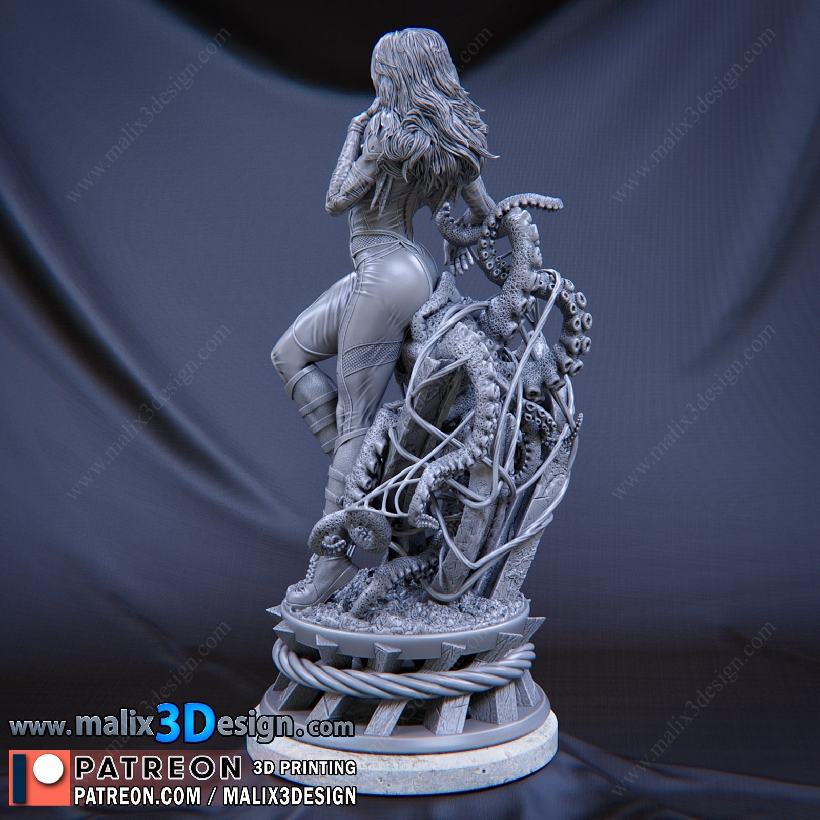 Spider - Woman - Sanix3D - Dark Forge Arts