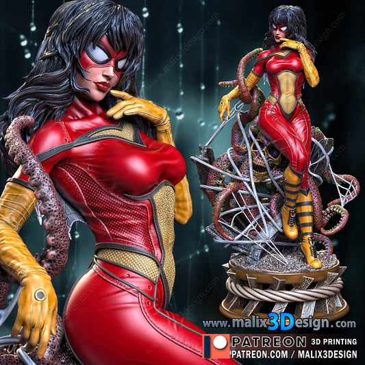 Spider - Woman - Sanix3D - Dark Forge Arts