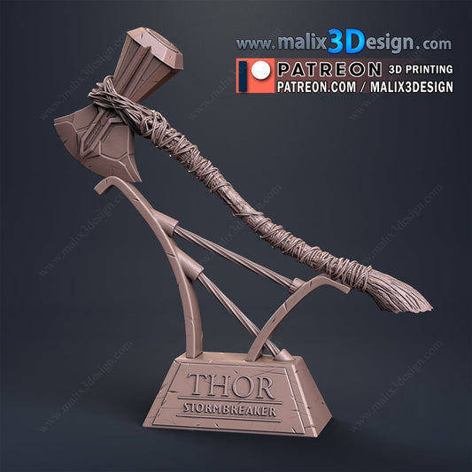 StormBreaker Thor Hammer - Sanix3D - Dark Forge Arts