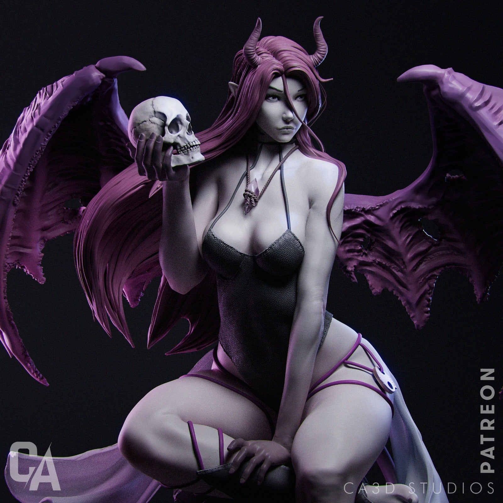 Succubus - CA 3D Studios - Dark Forge Arts