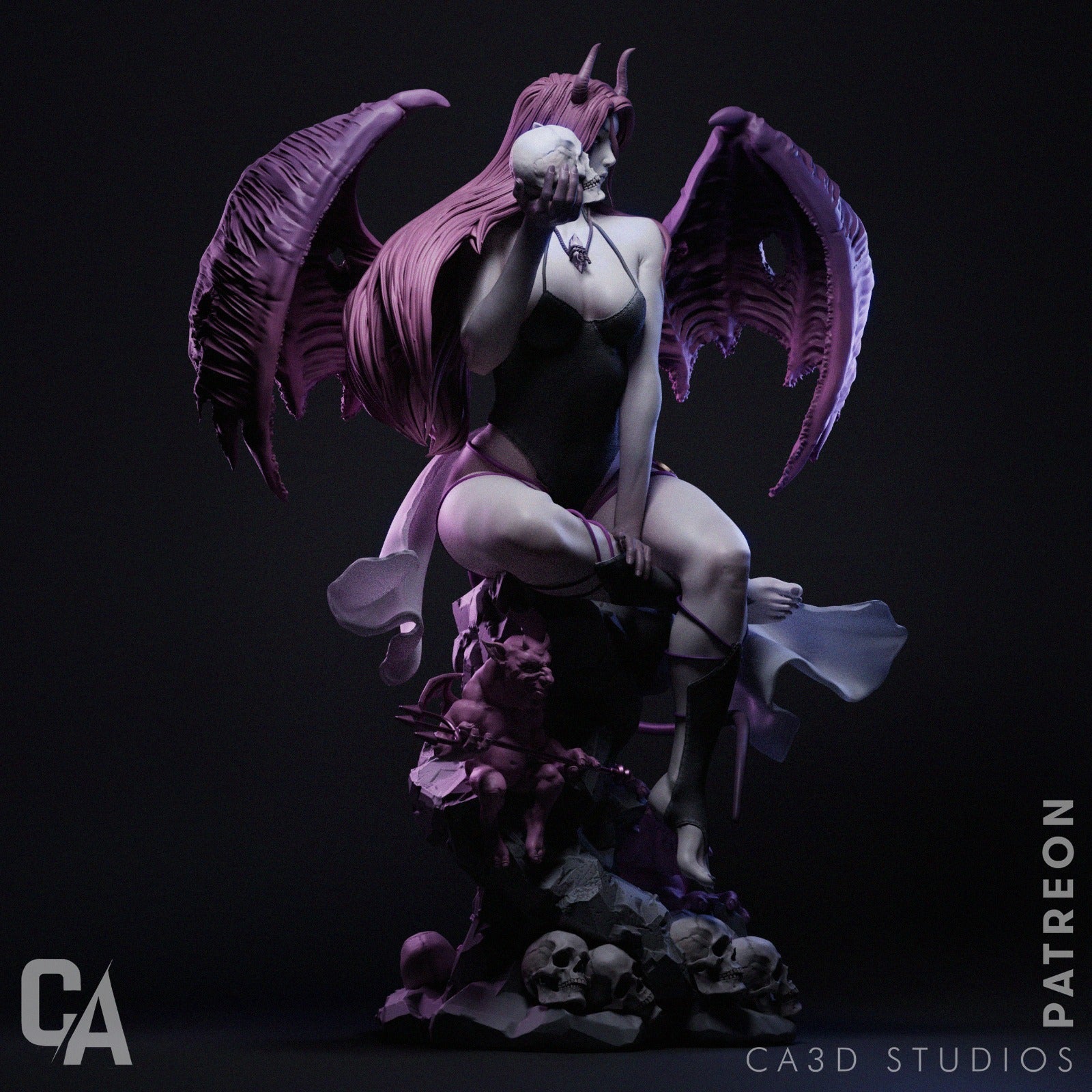 Succubus - CA 3D Studios - Dark Forge Arts