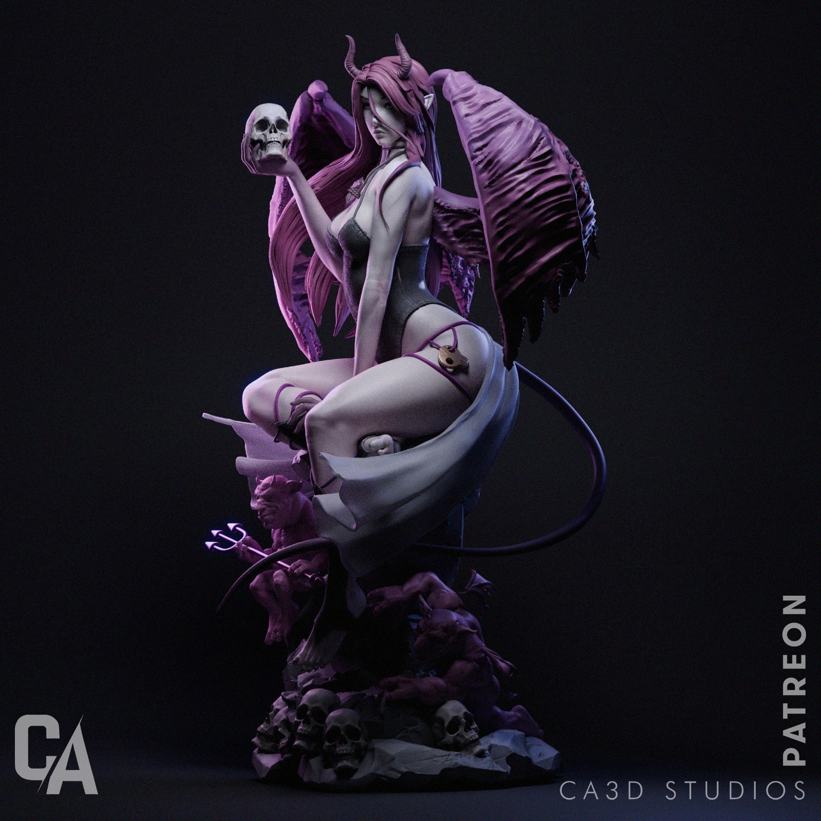 Succubus - CA 3D Studios - Dark Forge Arts