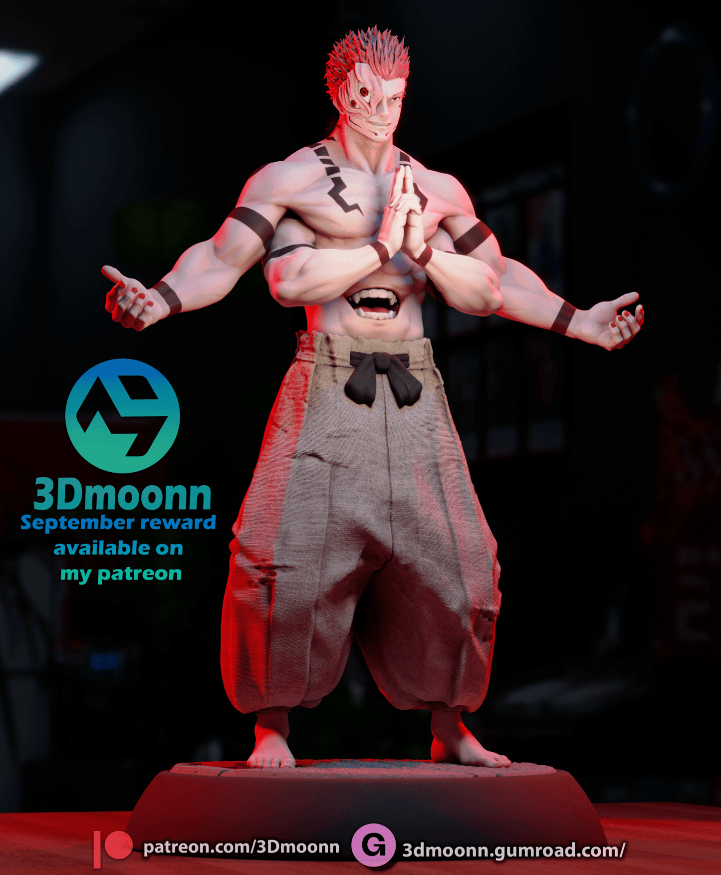 Sukuna - 3DMoonn - Dark Forge Arts