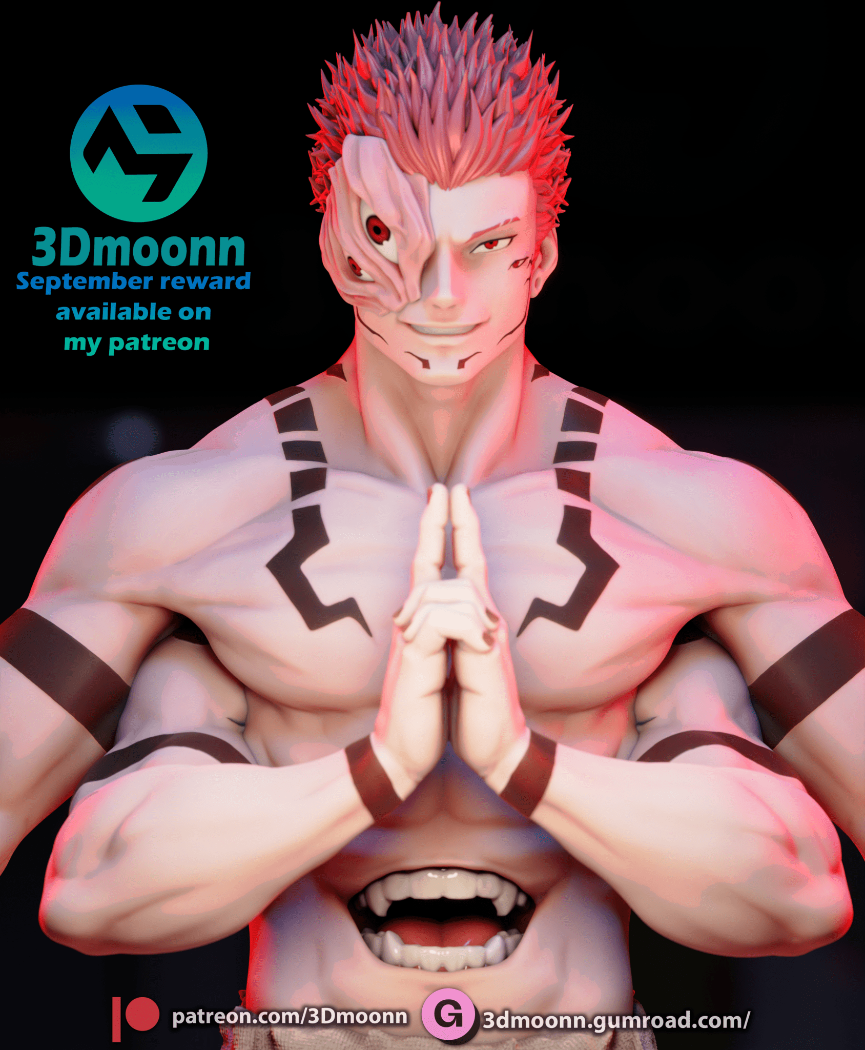 Sukuna - 3DMoonn - Dark Forge Arts