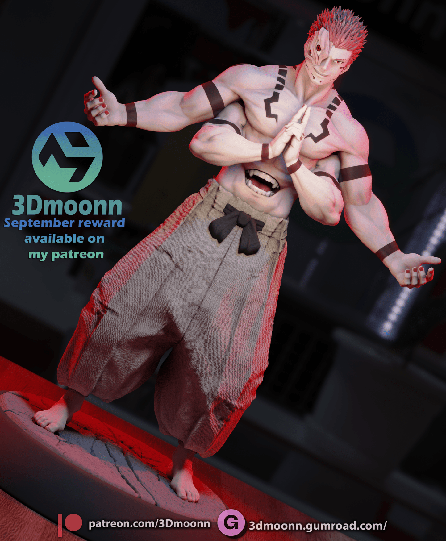 Sukuna - 3DMoonn - Dark Forge Arts