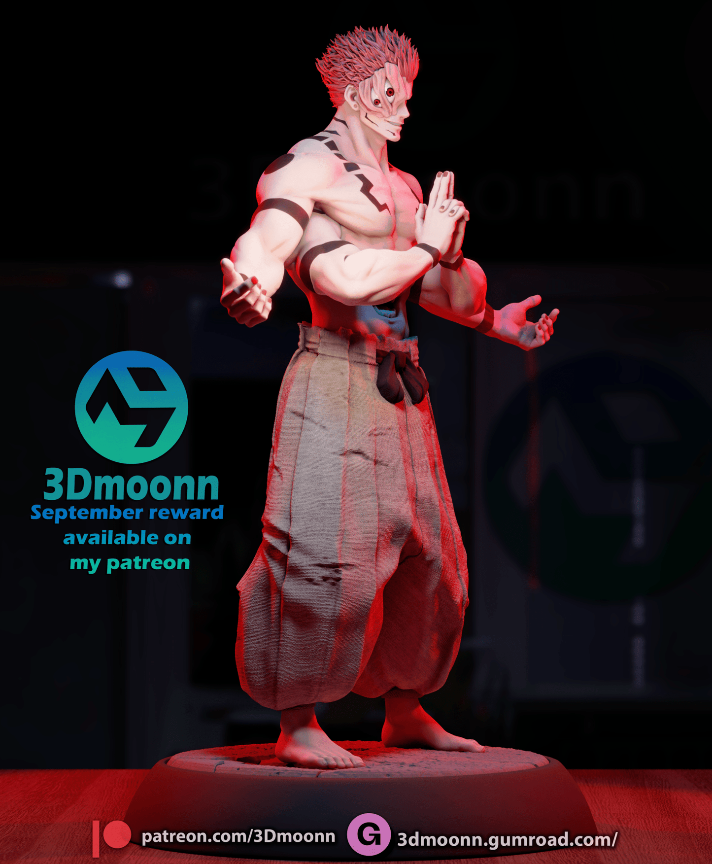 Sukuna - 3DMoonn - Dark Forge Arts