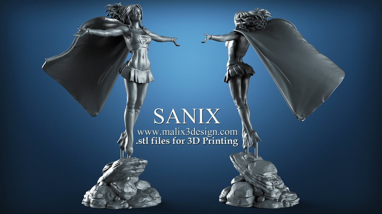 SuperGirl - Sanix3D - Dark Forge Arts