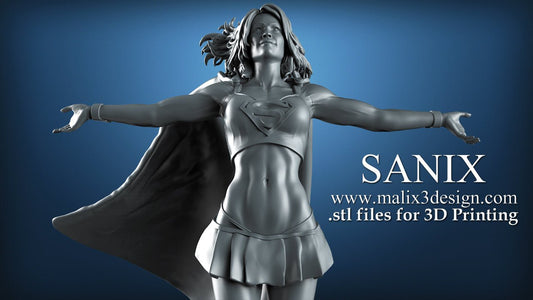SuperGirl - Sanix3D - Dark Forge Arts