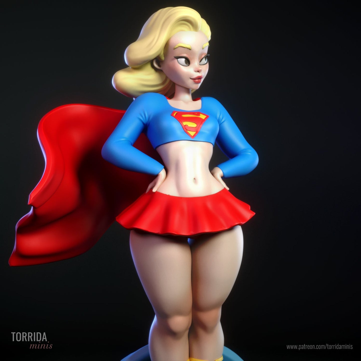 SuperGirl - Torrida Minis - Dark Forge Arts