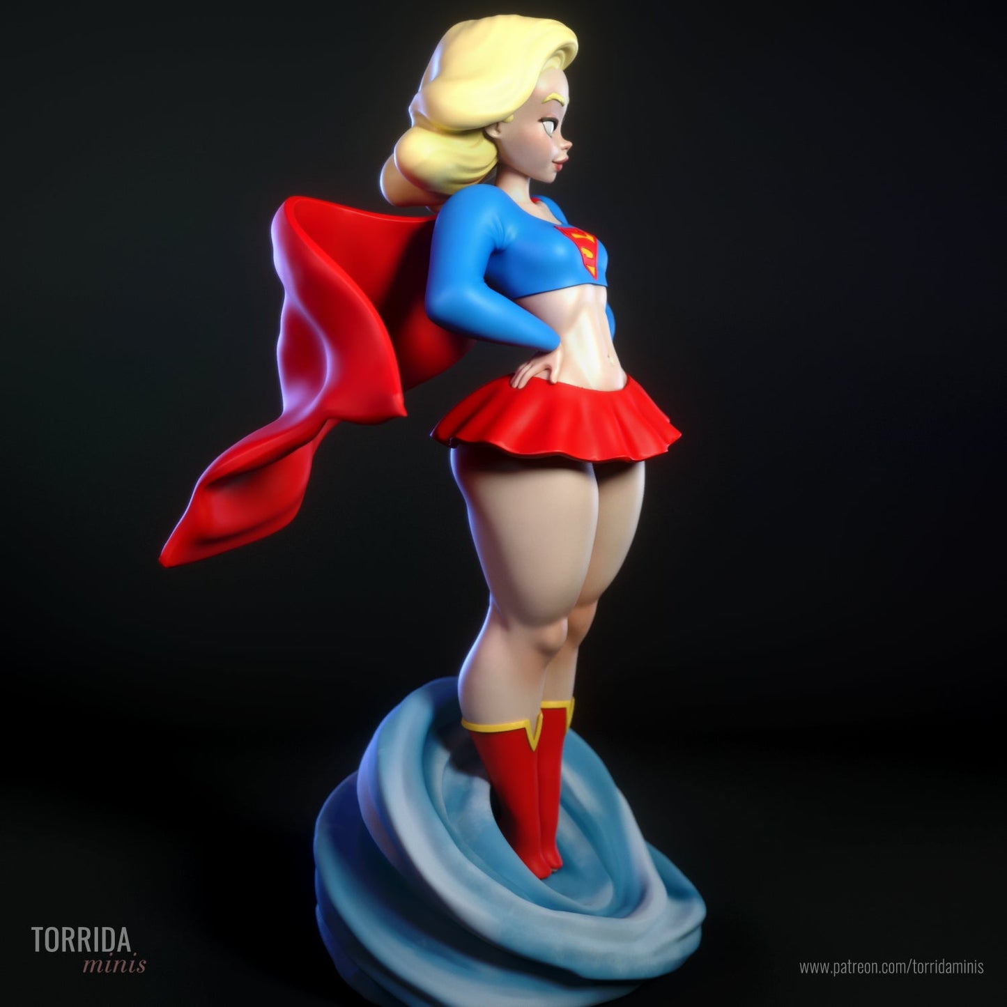 SuperGirl - Torrida Minis - Dark Forge Arts