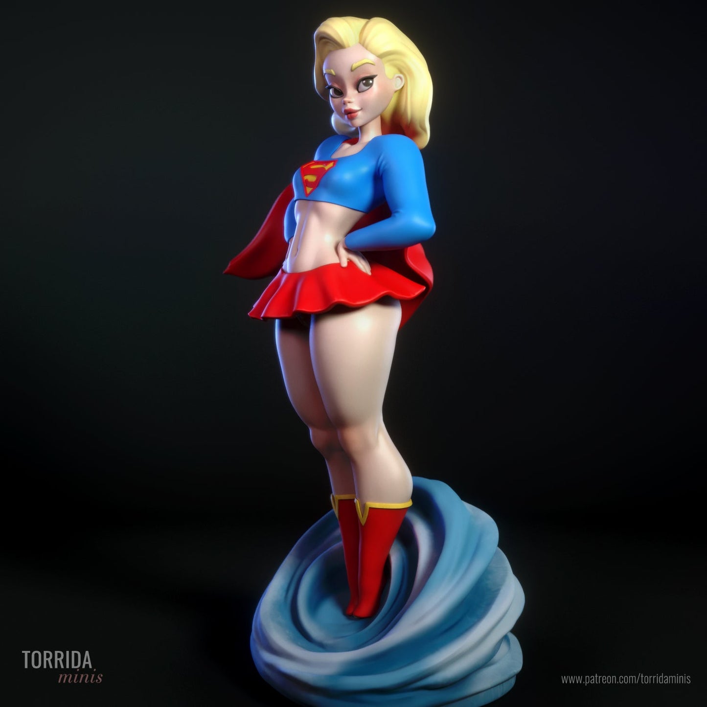 SuperGirl - Torrida Minis - Dark Forge Arts
