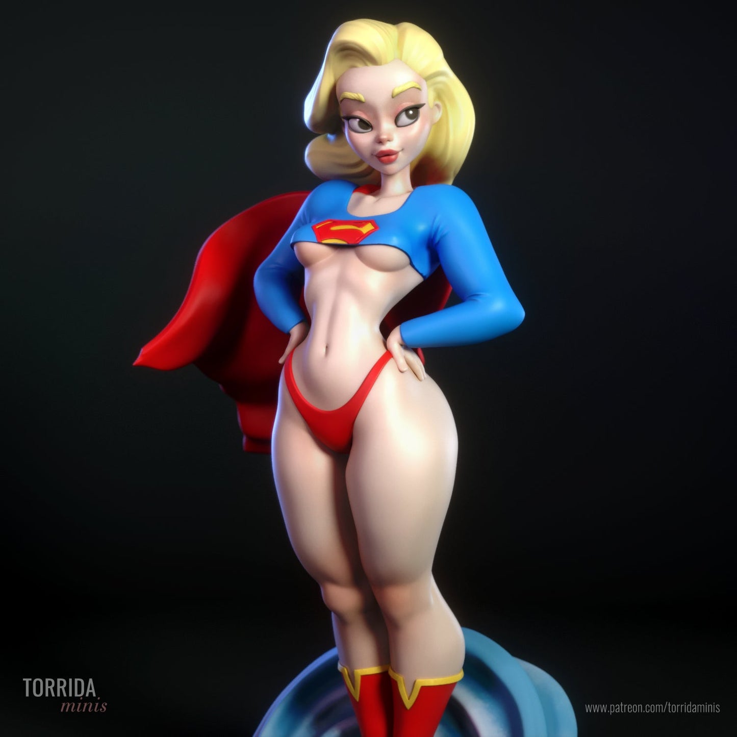 SuperGirl - Torrida Minis - Dark Forge Arts