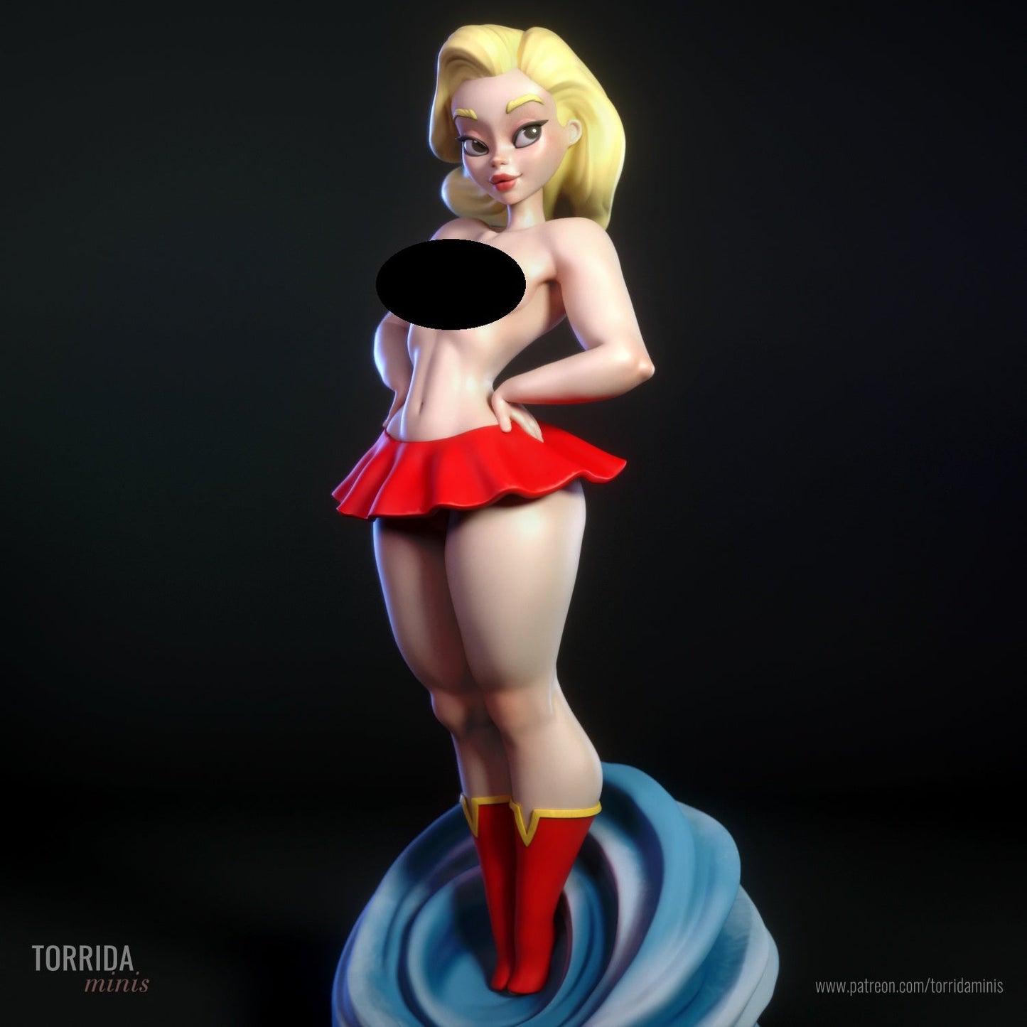 SuperGirl - Torrida Minis - Dark Forge Arts