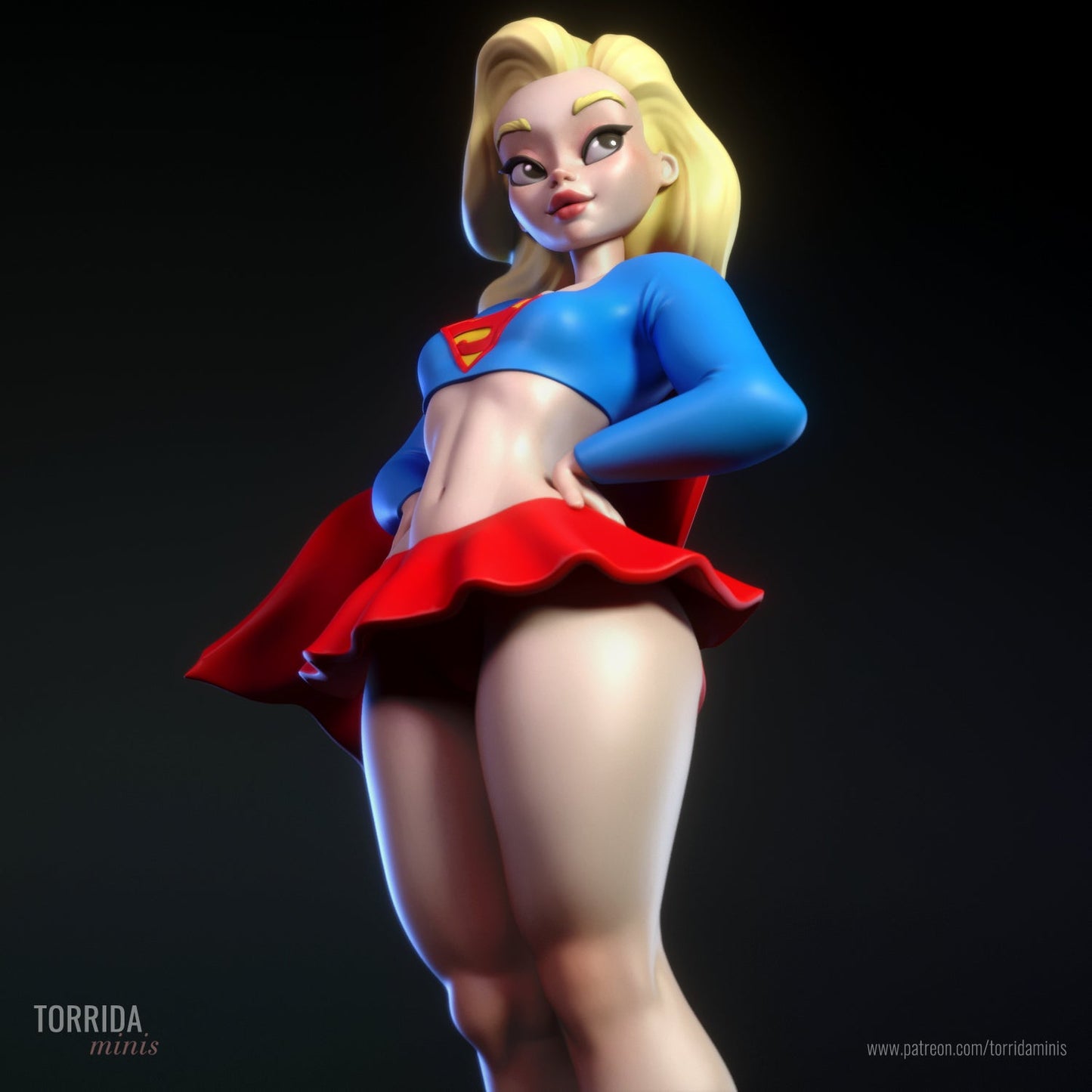 SuperGirl - Torrida Minis - Dark Forge Arts
