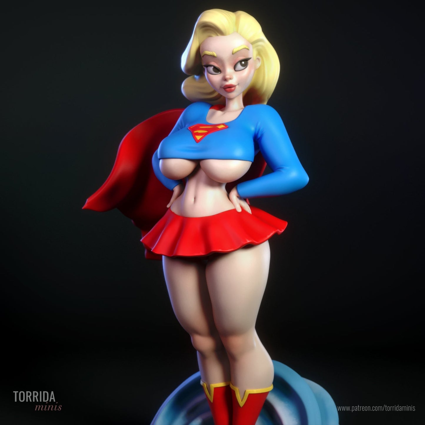 SuperGirl - Torrida Minis - Dark Forge Arts