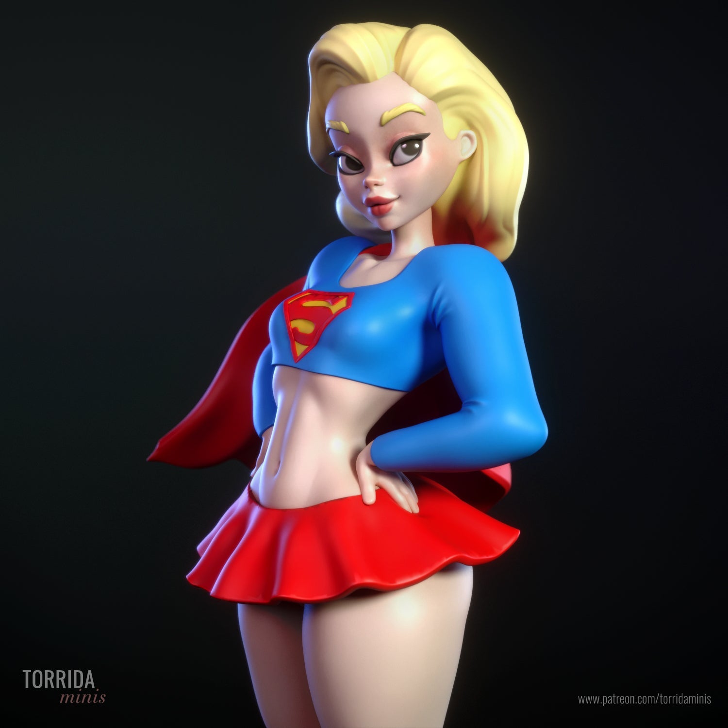 SuperGirl - Torrida Minis - Dark Forge Arts