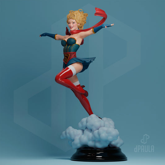 Supergirl v2 - Abe3D - Dark Forge Arts