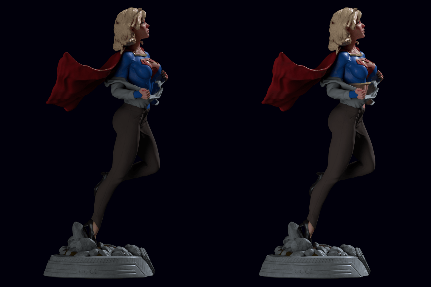 Supergirl v2 - CA 3D Studios - Dark Forge Arts