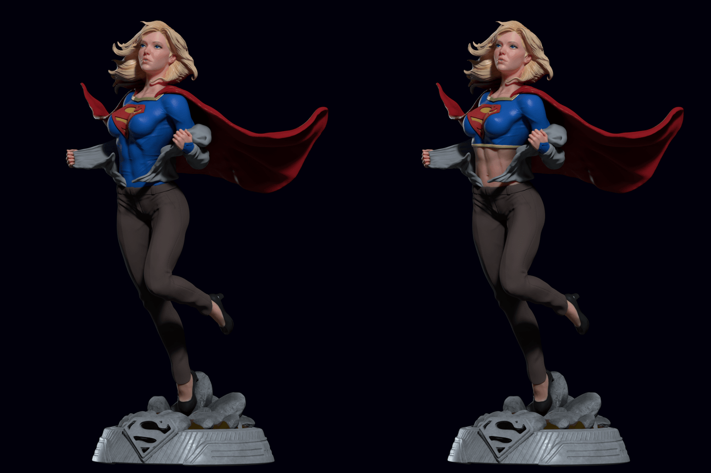 Supergirl v2 - CA 3D Studios - Dark Forge Arts