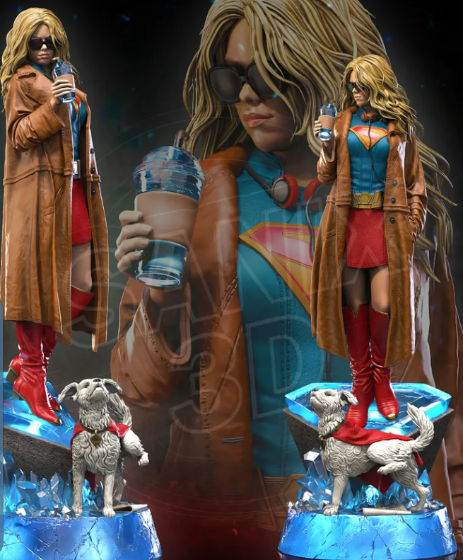 SuperGirl v2 - Sanix3D - Dark Forge Arts
