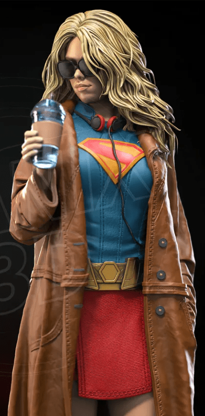 SuperGirl v2 - Sanix3D - Dark Forge Arts