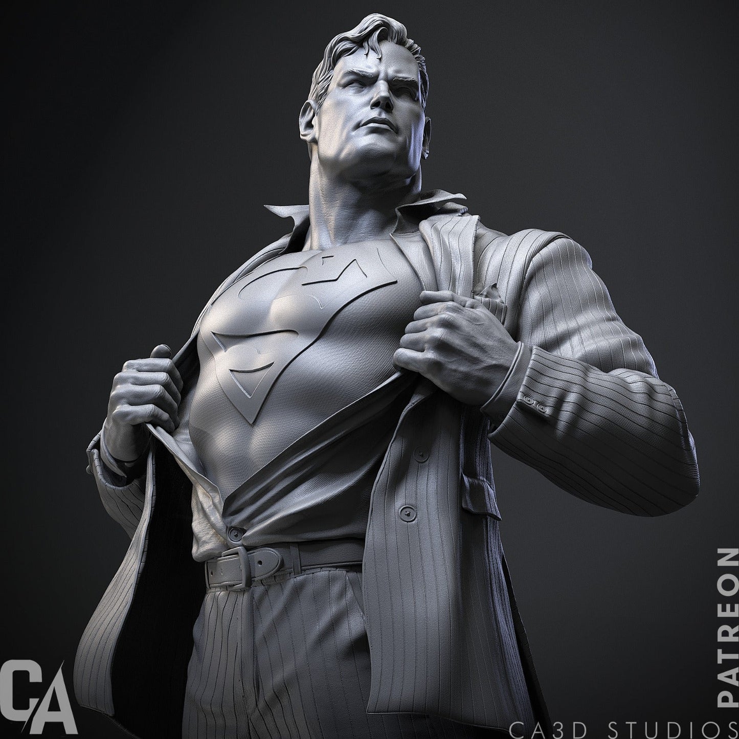 Superman - CA 3D Studios - Dark Forge Arts
