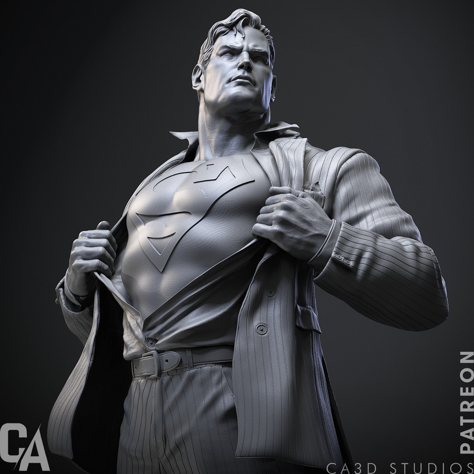 Superman - CA 3D Studios - Dark Forge Arts