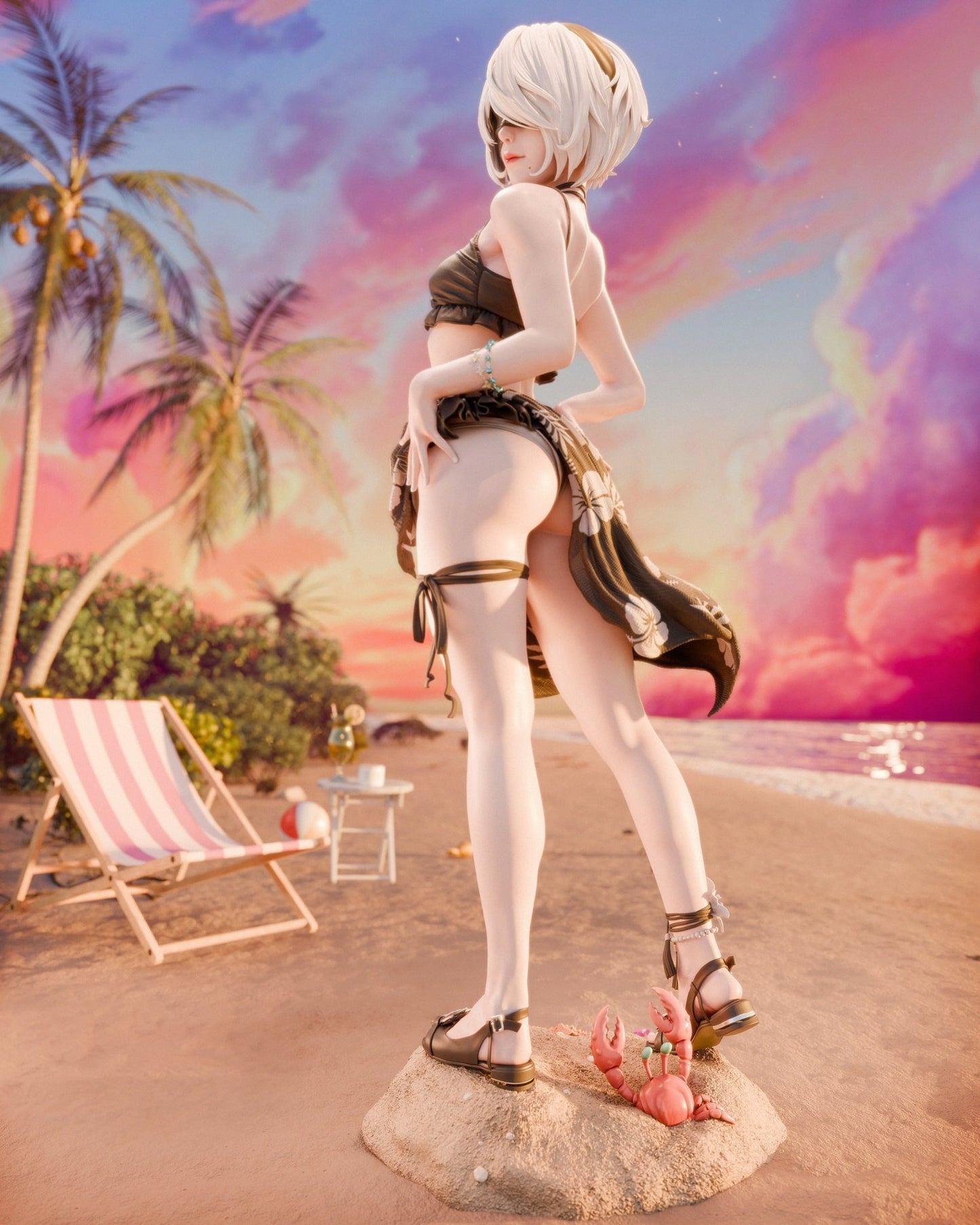 Swimsuit 2B - CA 3D Studios - Dark Forge Arts