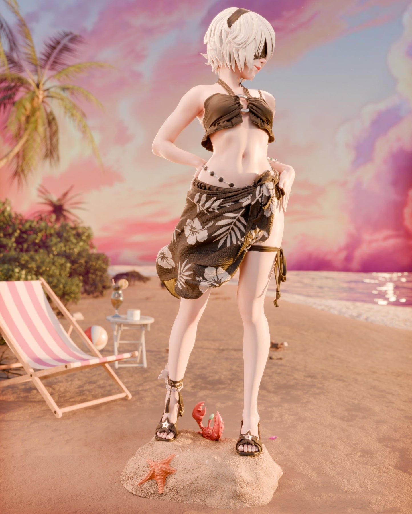 Swimsuit 2B - CA 3D Studios - Dark Forge Arts
