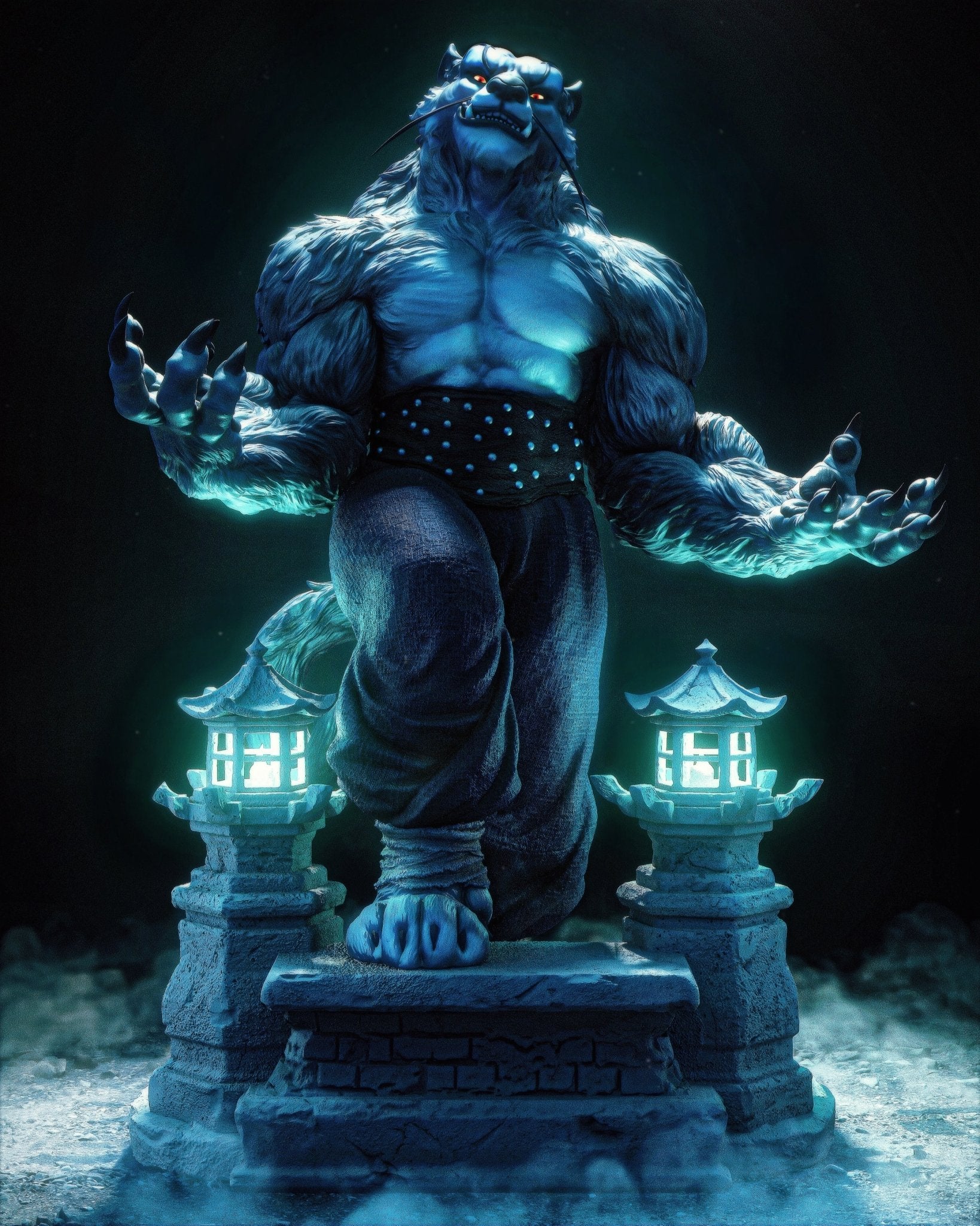 Tai Lung - CA 3D Studios - Dark Forge Arts