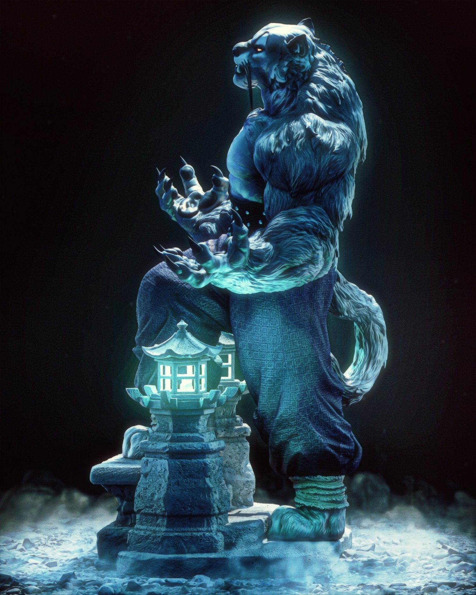 Tai Lung - CA 3D Studios - Dark Forge Arts