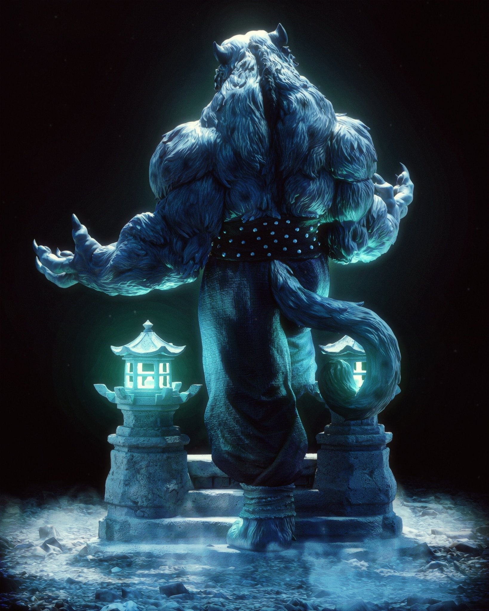 Tai Lung - CA 3D Studios - Dark Forge Arts
