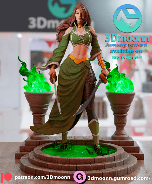 Talia Al Ghoul - 3DMoonn - Dark Forge Arts