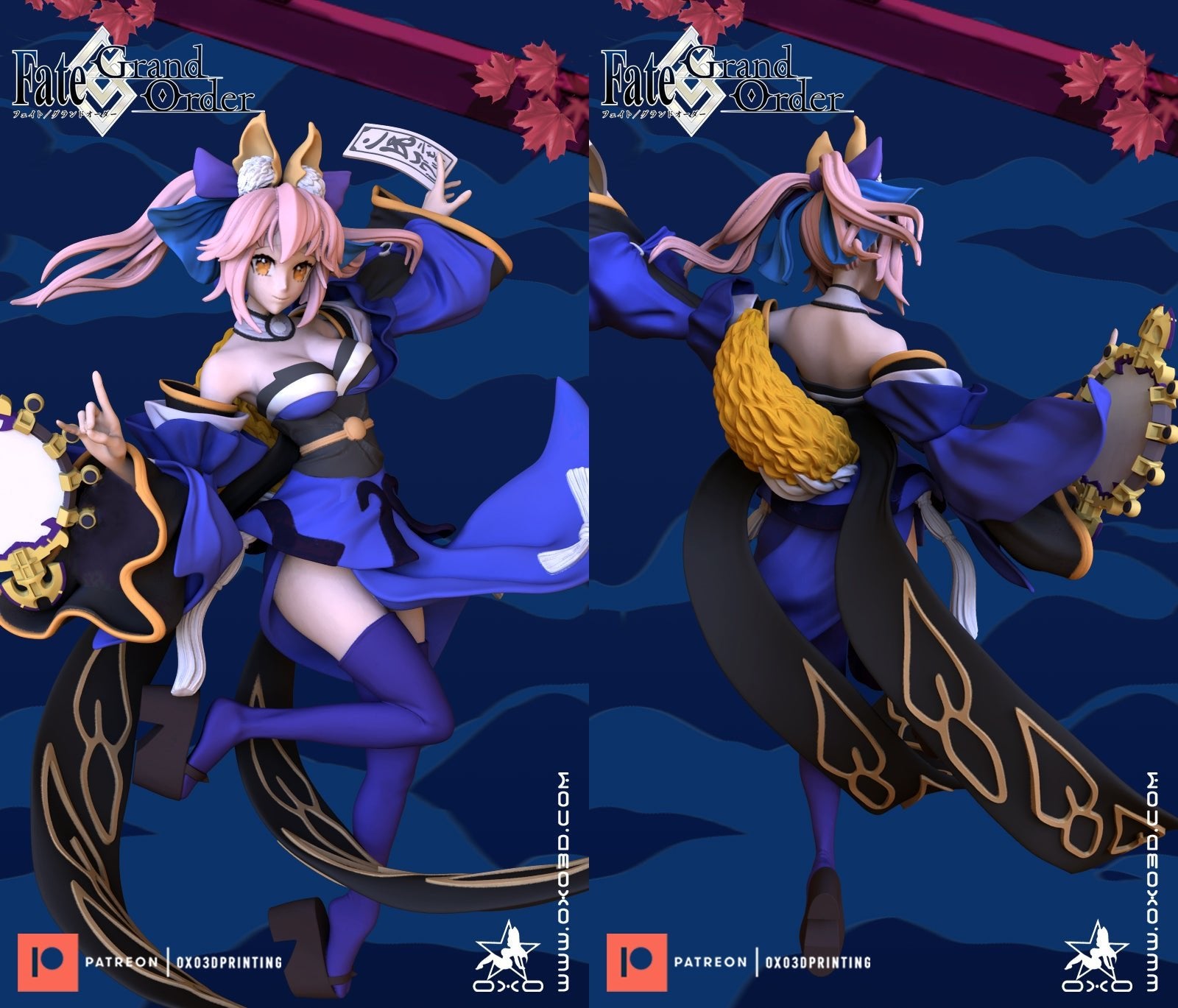 Tamamo No Mae - OXO3D - Dark Forge Arts