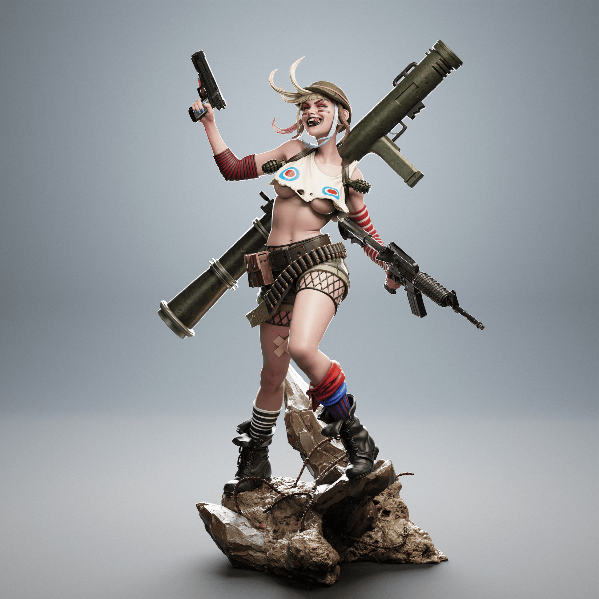 Tank Girl - CA 3D Studios - Dark Forge Arts