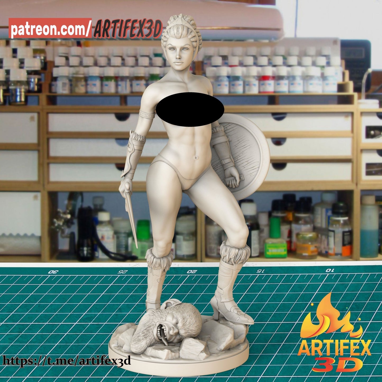 Teela - Artifex3D - Dark Forge Arts