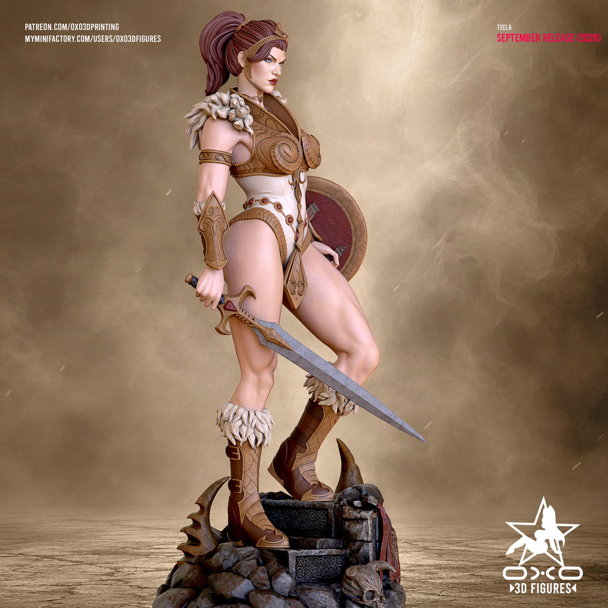 Teela - OXO3D - Dark Forge Arts