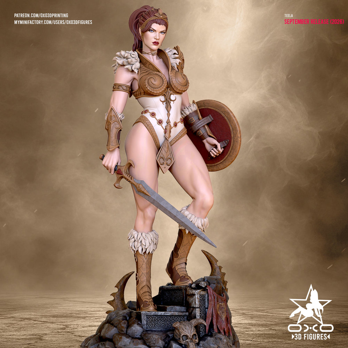 Teela - OXO3D - Dark Forge Arts