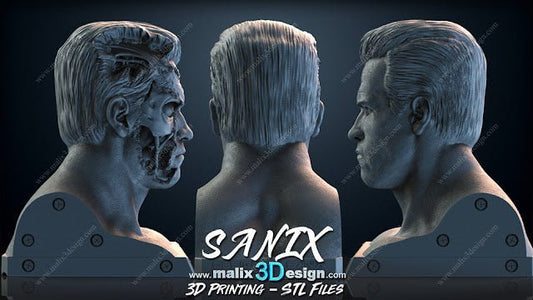 Terminator Bust - Sanix3D - Dark Forge Arts