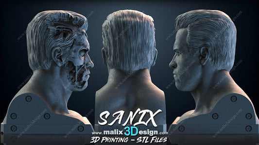 Terminator Bust - Sanix3D - Dark Forge Arts