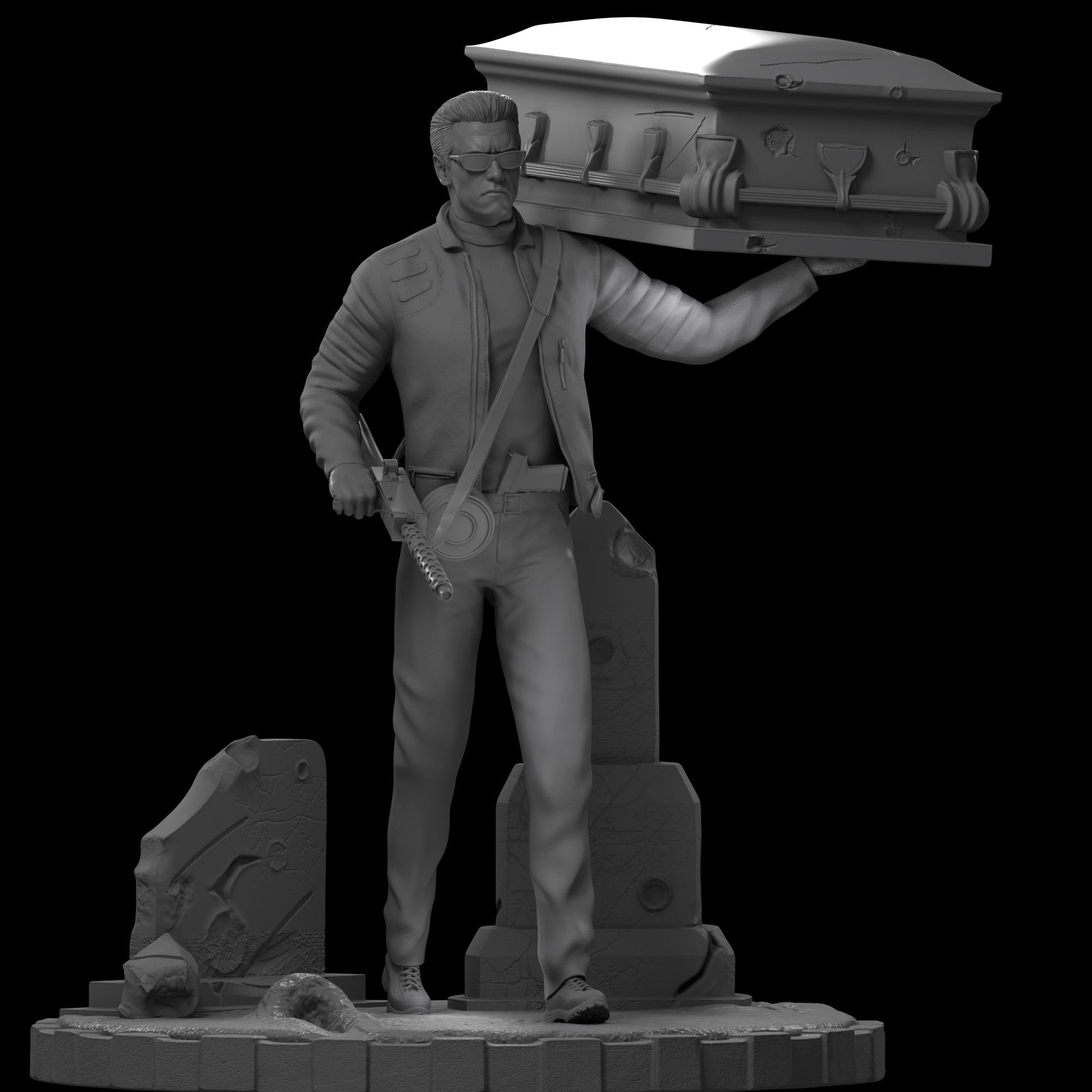 Terminator v2 - CA 3D Studios - Dark Forge Arts
