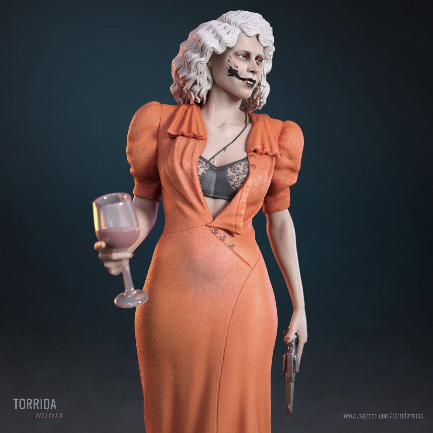 The Bride v2 - Torrida Minis - Dark Forge Arts