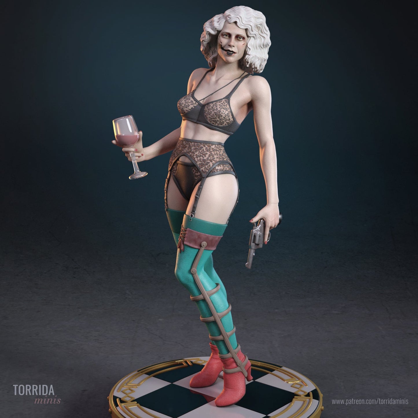 The Bride v2 - Torrida Minis - Dark Forge Arts