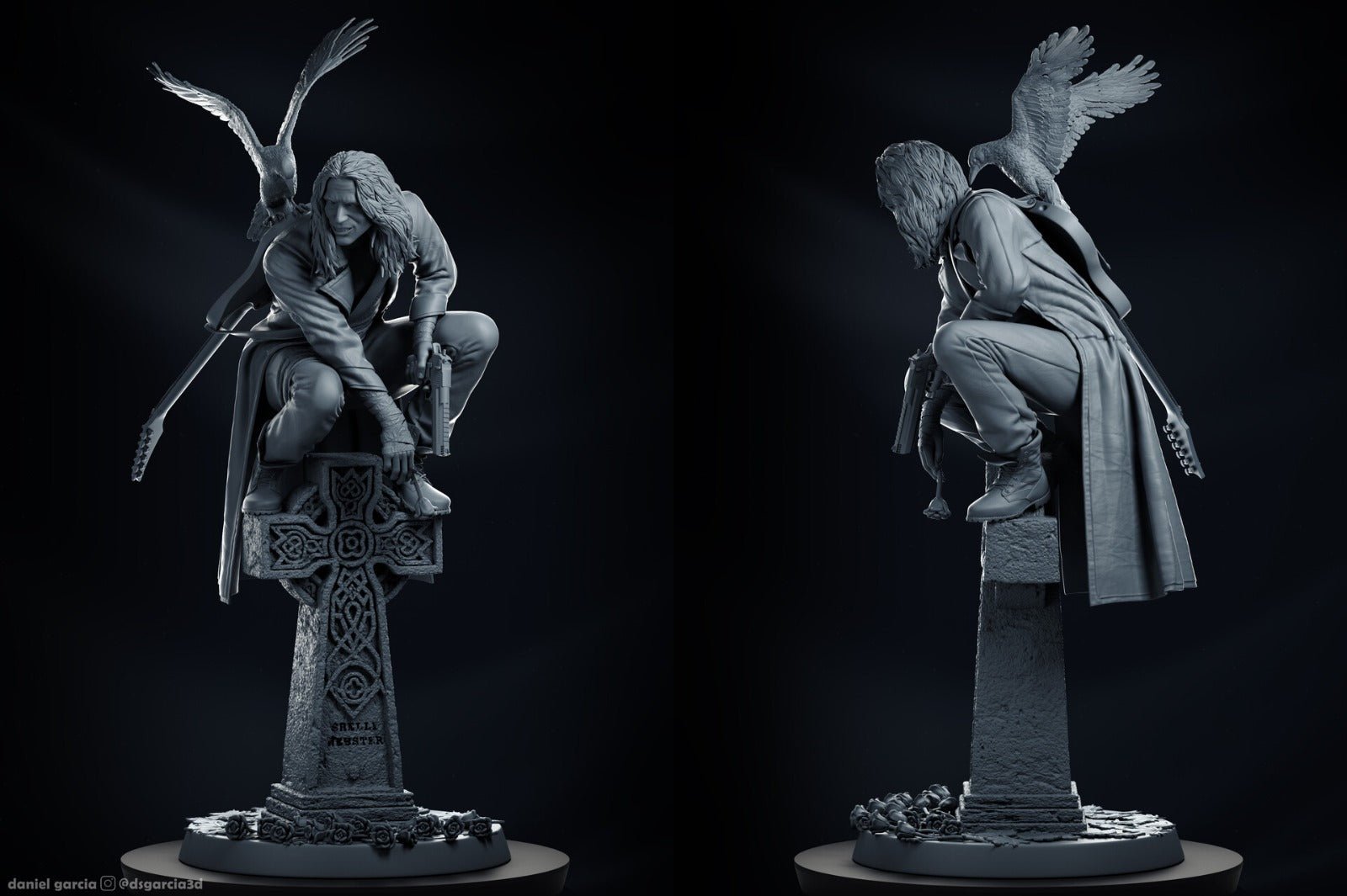 The Crow - CA 3D Studios - Dark Forge Arts
